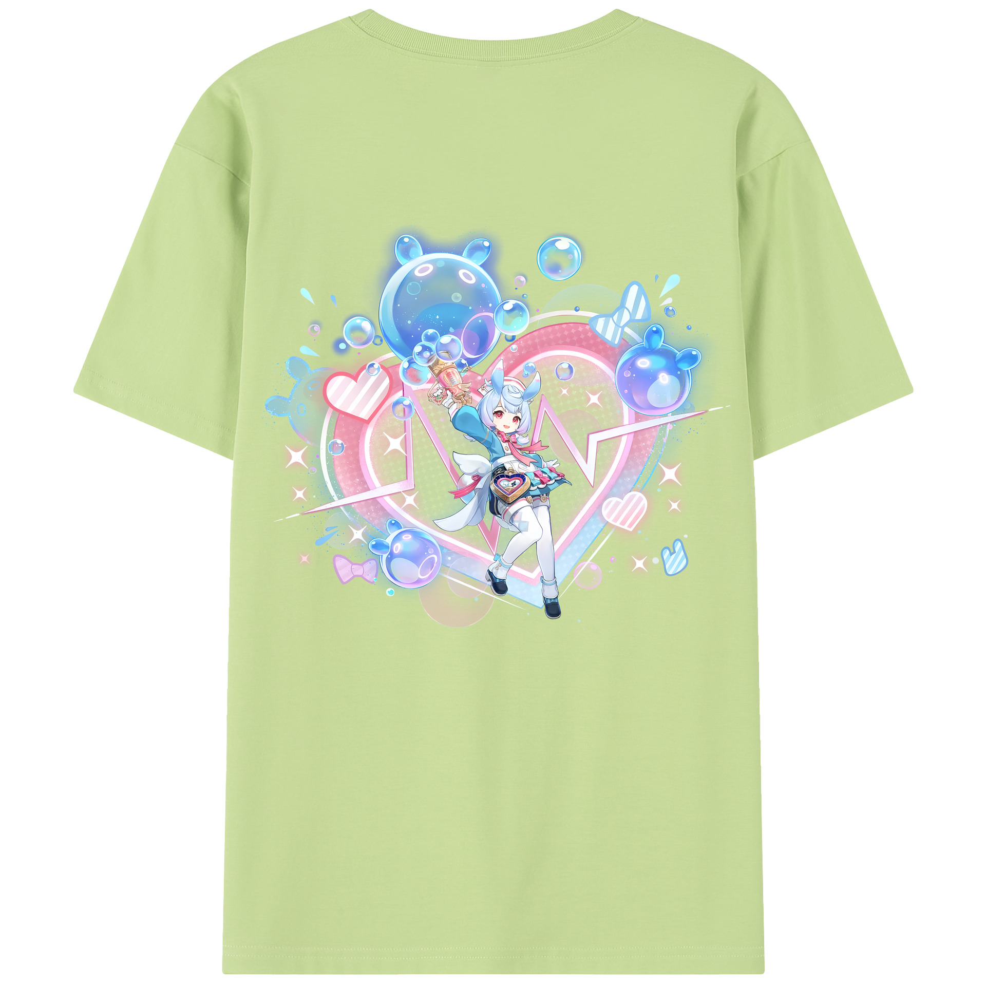 げんし神 シゲウィン genshin Shigewin 綿100％半袖Tシャツ（背面プリント）